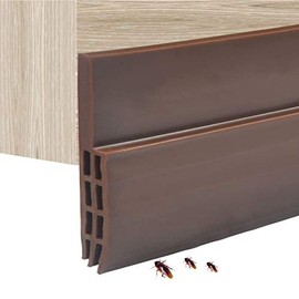 Cinta de sellado, cinta autoadhesiva de silicona de 100 cm para sellar la parte inferior de la puerta, tira de sellado para control de insectos, selladores de prevención de agua insonorizados a prueba de polvo