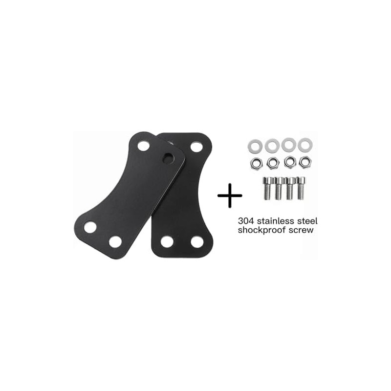 Front 21'' Wheel Fender Risers/Lift Brackets Adapter Set for 2014-2025