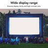 Tissting Projector Curtain Canvas, White Projector Curtain, Portable Projection Screen,