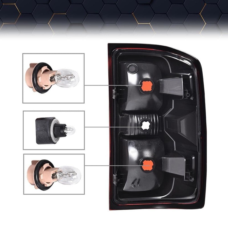 PIT66 Tail Lights Compatible With Chevy Silverado 1500 2500 HD