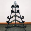 Gym Fitness LAT Pull Down Bar Storage Rack for Mag