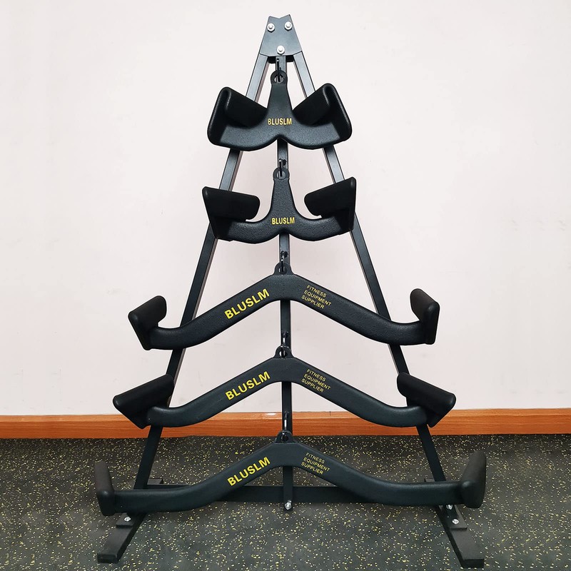 Gym Fitness LAT Pull Down Bar Storage Rack for Mag