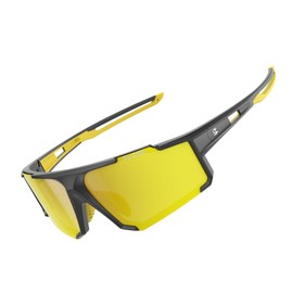 suoso Polarized Sports Sunglasses Men: UV400 Running Sunglasses for Women, Lightweight Fishing Baseball Cycling Glasses TR90