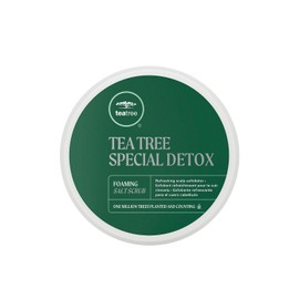 Tea Tree Special Detox Exfoliante Espumoso con Sales, Limpia y Refresca el Cuero Cabelludo, Para Todo Tipo de Cabello, 184 g