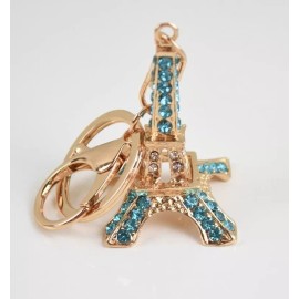 Paris Stocking Stuffers Keychain Eiffel Tower Elephant Gifts Bling Rhinestones Favors