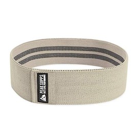 Fabric Resistance Band - Grey Moderate-Heavy Strength - Hip Circle Loop NON ROLL