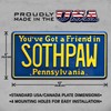 Rocky IV | SOTHPAW | Metal Stamped License Plate