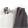 WJUAN Coat Hooks, Silver, Pack of 4 Coat Hooks, 53