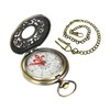1 Pocket Watch Compass And 1 Pocket Watch Chain, Metal