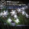 Fohil Solar String Lights Snowflake100LED 12M 8 Modes Waterproof Outdoor