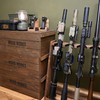 WOOD WORKS Japanese Gun Stand, 1 Hanging (Brown, Set of