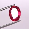 Cetified Red Kunzite Loose Gemstone, Oval Shape Red Color 7.00