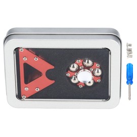 Fingertips Rotating Ferris Wheel Toy Aluminium Alloy Wheel Rotating Decompression Stress Relief Entertaining Toy Red