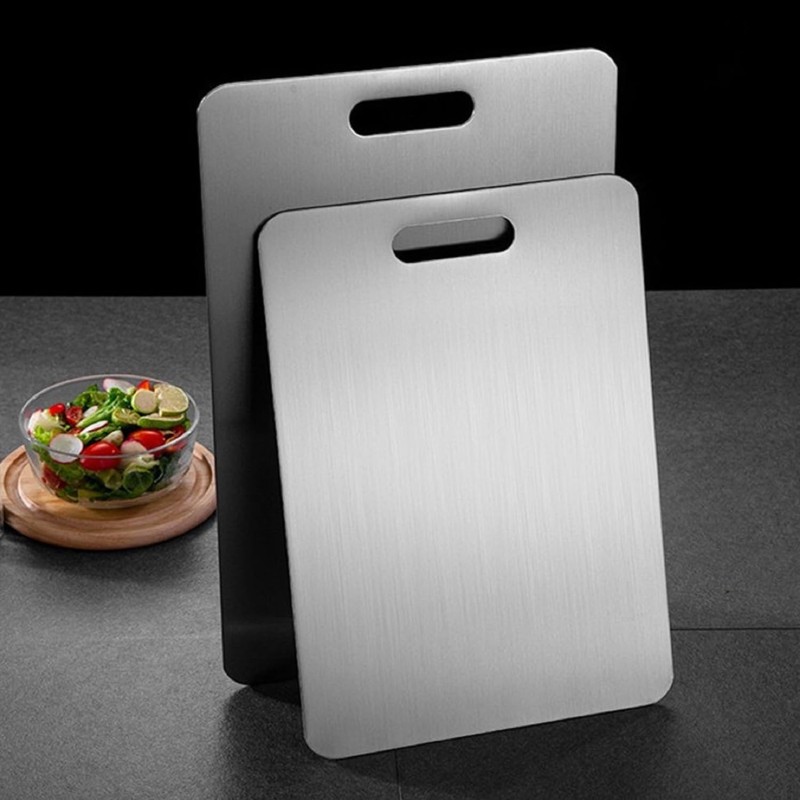 Tabla de Cortar de Titanio y Acero Inoxidable 304 de