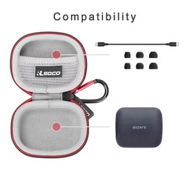 RLSOCO Mini Hard Case for Sony LinkBuds WF-L900 True Wireless Earbuds