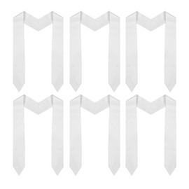 ZIYIZE 6 Pieces Graduation Stole 72 Inch Graduation Sash Unisex Adults Graduation Stole for High School and College
