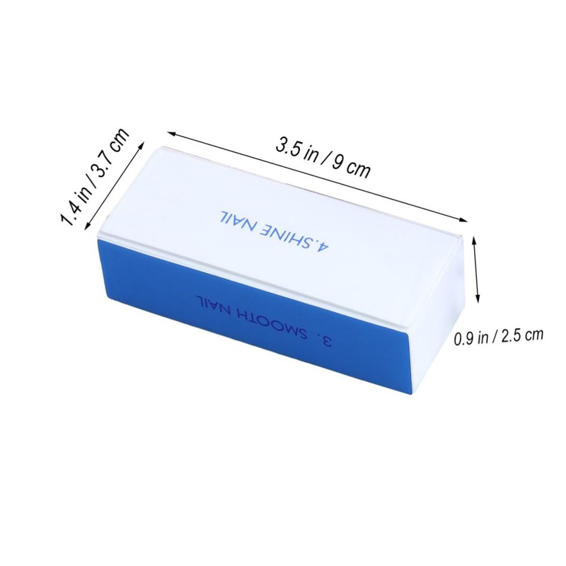 FRCOLOR Sets Professional Nail Buffer Kit Piece Sponge Nail Files