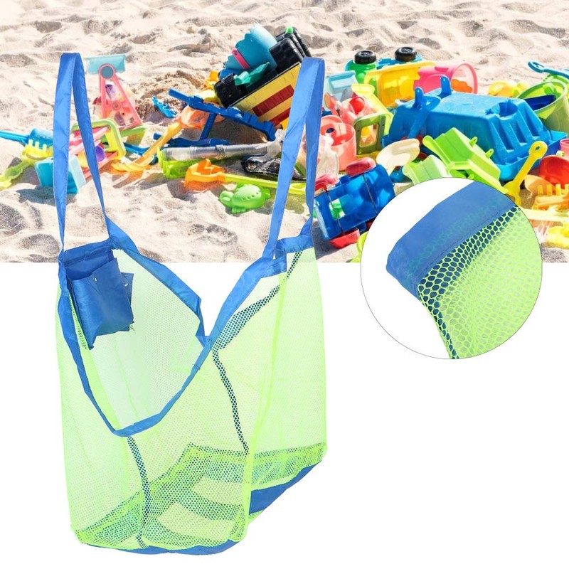 1 Piece Sandy Beach Child Toy Storage Mesh Bag Portable
