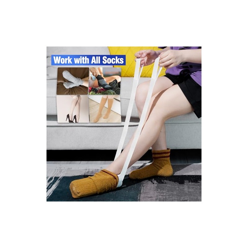 Sock Aid,Sock Aids for Putting on Socks,Sock Assistant Device No