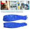 Long Sleeve Anti Chemical Gloves PVC Acid Alkali Oil Resistant