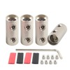 0Gauge Wire Butt Connectors 0GA Car Battery Cable Splices 4PCS