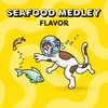 Temptations Classic Crunchy and Soft Cat Treats, Seafood Medley Flavor,