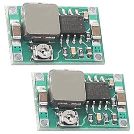 2pcs Mini 360 3A DC Voltage Step Down Power Converter Non-Isolated Supply Buck Module 4.75V-23V to 1V-17V fit Flight Control Car Mini Airplane