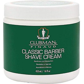 Clubman Pinaud Classic Barber Shave Cream 16 oz, Paquete de 4