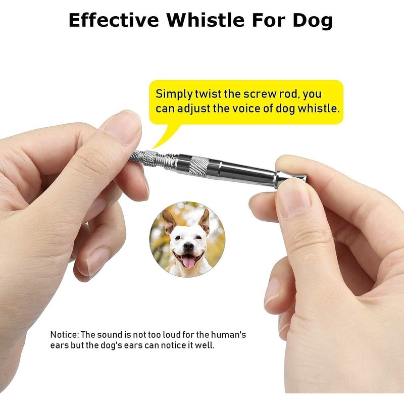 RIGRIN Pet Training Whistle with Dog Training Clicker with whistle