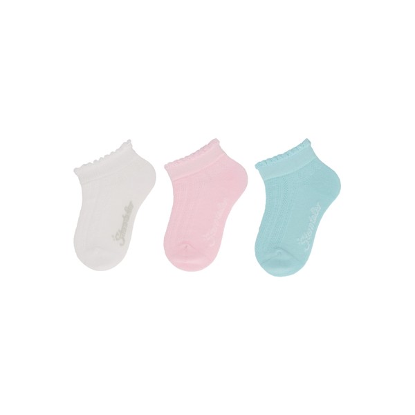 Sterntaler Trainer Socks, Pack of 3, Structure, Baby Trainer Socks