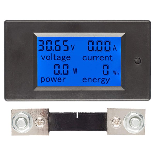 AUTENS Digital Multimeter DC 6.5-100V 0-100A LCD Display Current Power
