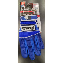 Franklin NEW! Franklin Neo Classic II Adult Batting Gloves Royal/White - Adult Large