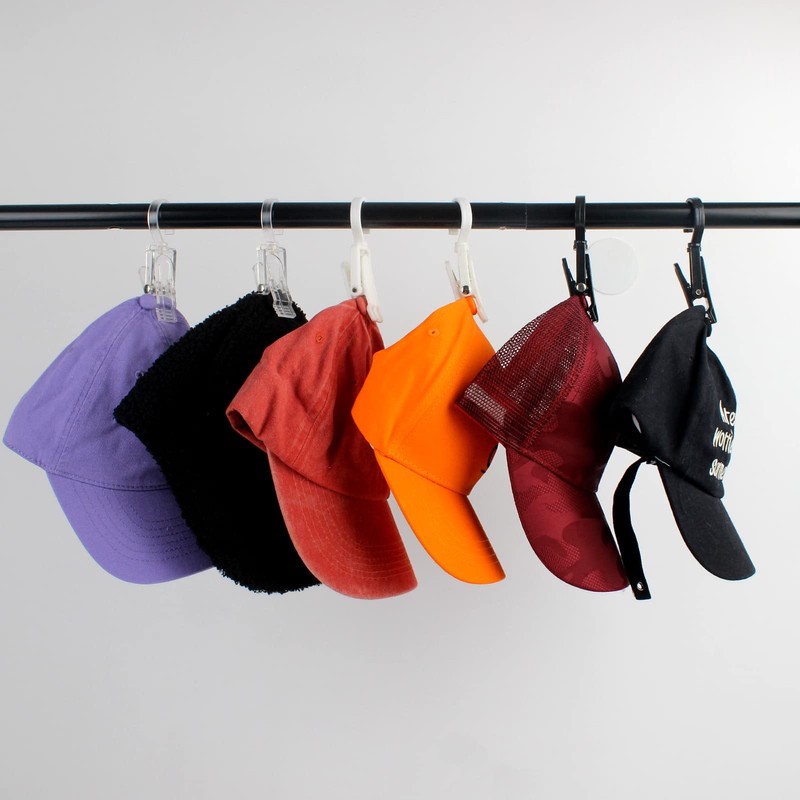 Vinbee 20 PCS Laundry Hooks with Clips Super Strong Plastic