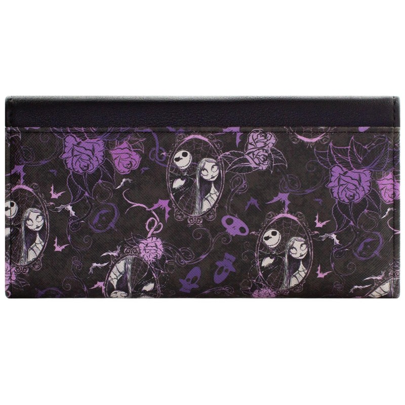 Nightmare Before Jack & Sally Christmas Floral Purse Clutch Coin