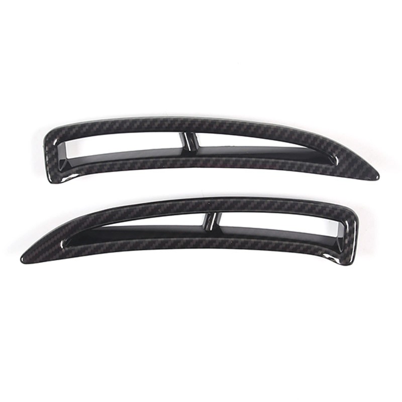 autotrim000 Carbon ABS Car Rear Side Vent Cover Trims For