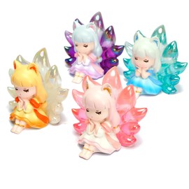 Zaleny Nine-Tailed Fox Mystery Box Figures Blind Boxes Toy Collection Desk Accessories Home & Office Decoration