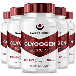 Sweet Boost Capsules, SweetBoost Glycogen Support Pills, Sweet Boost Dietary Supplement, Maximum Strength SweetBoost Glyco Support Advanced Formula, SweetBoost Pills, Sweet Boost Reviews (5 Pack)