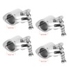 Akozon Bimini Top Hinge Rail Bracket 2 Pieces Steel Boat