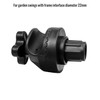 2 Pcs Garden Swing Plastic Fittings, Swing Frame Plastic Fitting