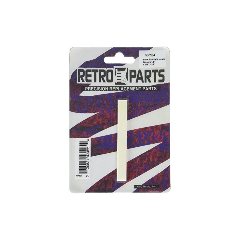 Retro Parts RP504 Acoustic Saddle Bleached Bone
