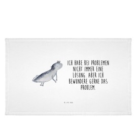Mr. & Mrs. Panda 50 x 100 towel Axolotl floats - gift, tail lurch, baby, large, motivation, lurch, towels, newt, bathroom