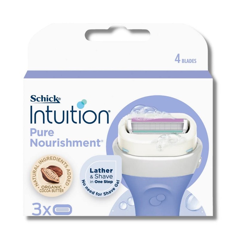 Schick Intuition Pure Nourishment - Recambios de maquinilla de afeitar