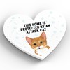 Global Designs Ginger Tabby Kitten Cat Home Protected Attack Cat