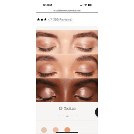 Eyeshadow Bobbi Brown Luxe Eye Shadow Foil Gilded Rose, .04oz/1.3g, New In Box