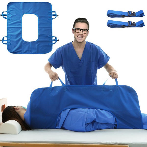 UniHygge Positioning Bed Pad with Reinforced Handles 43" x 32"