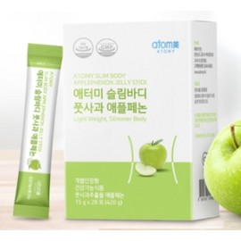 Atomy Slim Body Green Apple Apple Phenone 15g x 28 packets / 애터미 슬림바디 풋사과 애플페논 15g x 28포