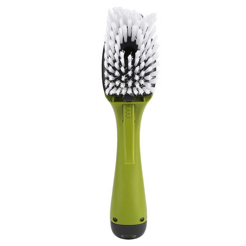 Long Handle Cleaning Brush with Soap Dispenser for Kitchen Pan
