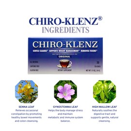 CHIRO-KLENZ Original Colon Cleanse Tea & Joint Freedom Tea for Joint Care