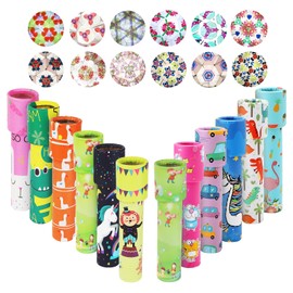 NVIYAM Kaleidoscope Children's Kaleidoscope Craft Set Classic Kaleidoscopes Vintage Retro Kaleidoscopes Learning Toy Kaleidoscope Children's Party Bag for Children's Birthday Parties (Random Colour)