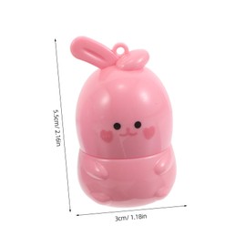 Beavorty 2pcs Color Changing Hydrating Lipstick with Cute Bunny Design Moisturizing Lip Care for Women Reduces Lip Lines Portable Lightweight for Daily Use and Party Favors